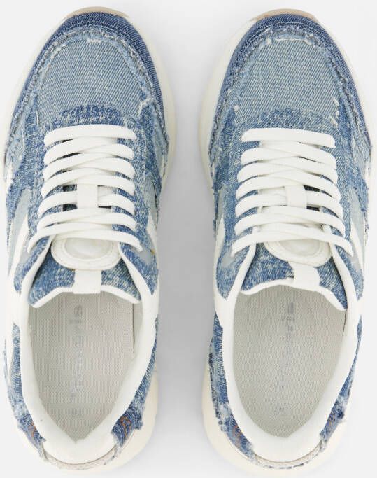 tamaris Denim Sneakers blauw Synthetisch
