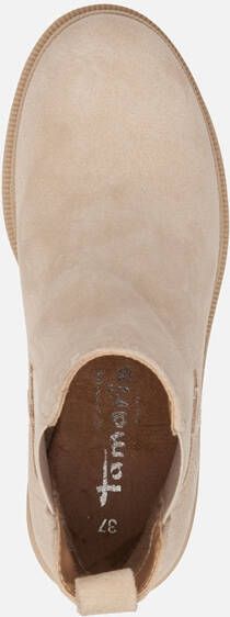 tamaris Chelsea boots beige Leer 182121