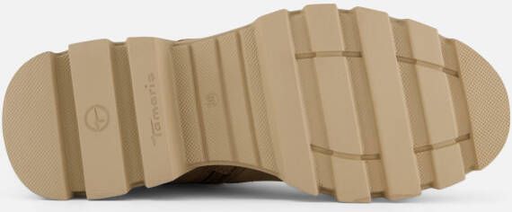 tamaris Enkellaarsjes beige Leer