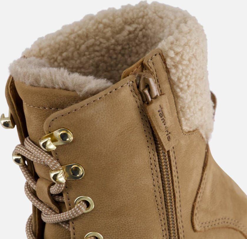 tamaris Enkellaarsjes beige Leer