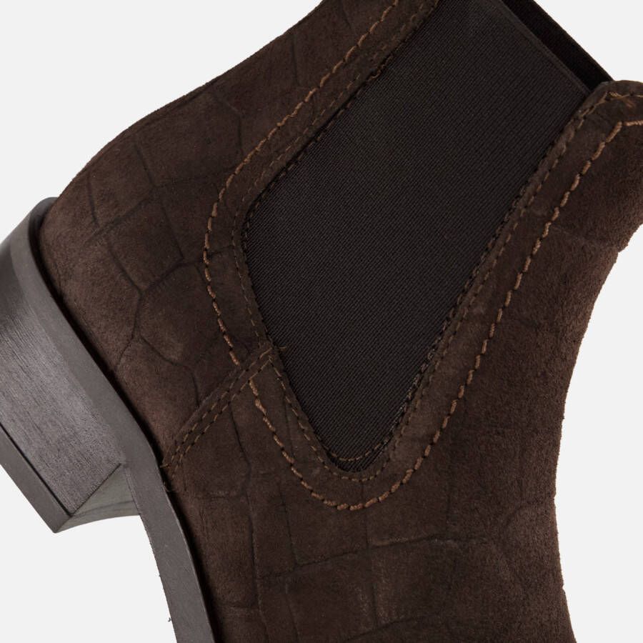 tamaris Enkellaarsjes bruin Suede