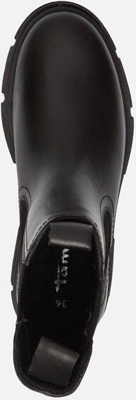 tamaris Chelsea boots zwart Leer 182107