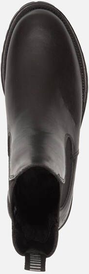 tamaris Chelsea boots zwart Leer