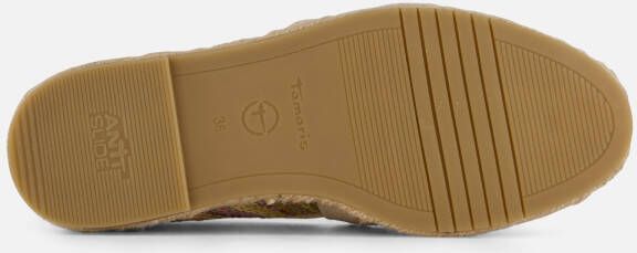 tamaris Espadrilles beige Textiel