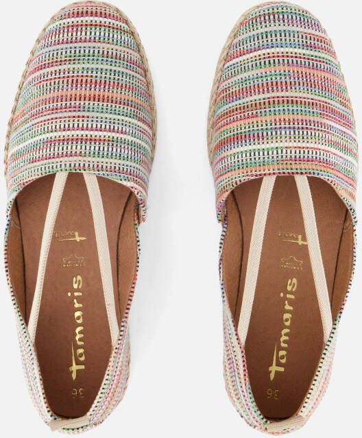tamaris Espadrilles beige Textiel