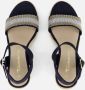 Tamaris Espadrilles blauw Textiel Dames - Thumbnail 6