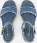 Tamaris Platform sandaal met espadrille look Blue Dames - Thumbnail 11