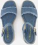 Tamaris Espadrilles Denim blauw Textiel Dames - Thumbnail 8