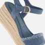 Tamaris Platform sandaal met espadrille look Blue Dames - Thumbnail 13