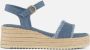 Tamaris Platform sandaal met espadrille look Blue Dames - Thumbnail 14