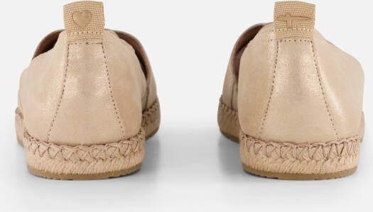 tamaris Espadrilles goud Leer