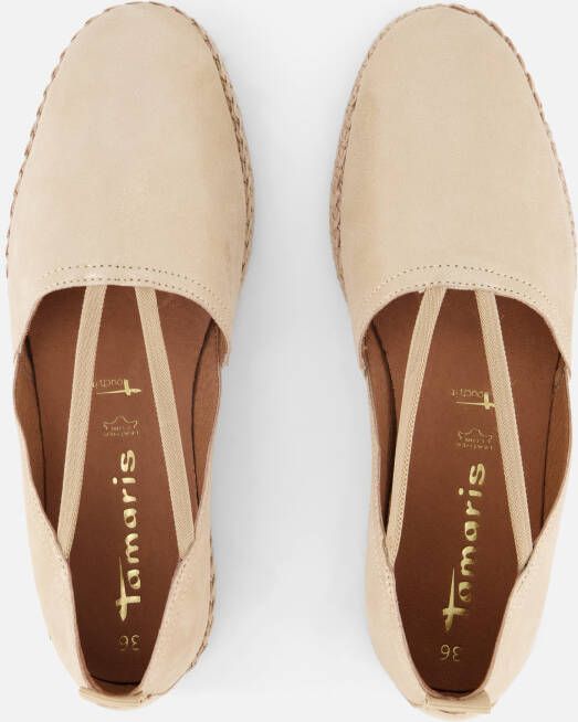 tamaris Espadrilles goud Leer