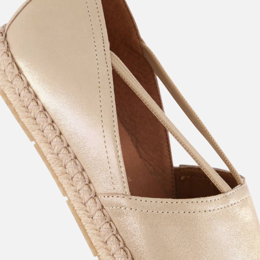 tamaris Espadrilles goud Leer