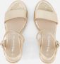Tamaris Espadrilles met hak goud Textiel Dames - Thumbnail 10