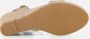 Tamaris Espadrilles met hak goud Textiel Dames - Thumbnail 11