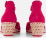 Tamaris Pumps met sleehak instapschoen riemzandan met modieuze jute-afwerking - Thumbnail 5