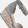 Tamaris Pumps met sleehak instapschoen riemzandan met modieuze jute-afwerking - Thumbnail 12