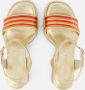 Tamaris Metallic Gouden Sandalette Vegan Zomer Look Multicolor Dames - Thumbnail 11