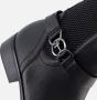 Tamaris Elegante Zwarte Leren Kniehoge Laars voor Dames Zwart Dames - Thumbnail 7