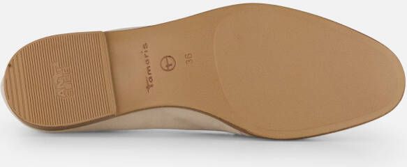 tamaris Instappers beige Leer