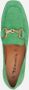 Tamaris Groene suède loafers met verharde hiel en gouden detail Green Dames - Thumbnail 4