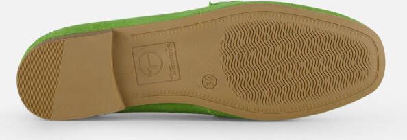 tamaris Instappers groen Suede