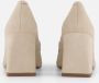 Tamaris Beige Suède Pump met Gouden Detail Beige Dames - Thumbnail 7