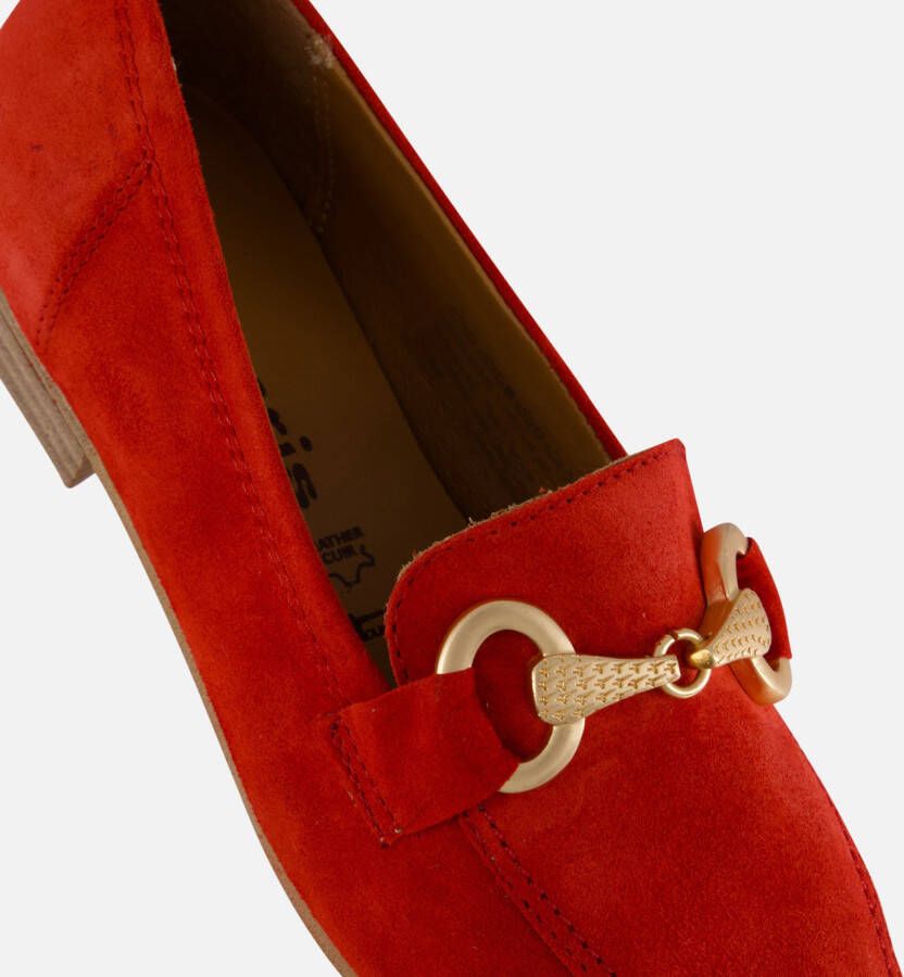tamaris Instappers rood Suede