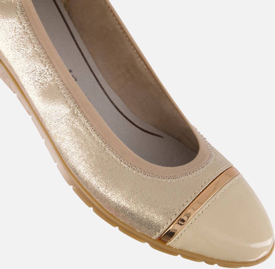 tamaris Joya Ballerina's goud Synthetisch