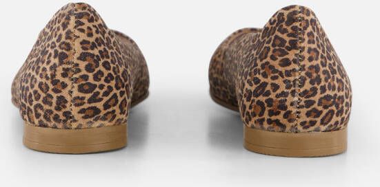 tamaris Leopard Ballerina's bruin Leer