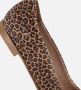 Tamaris Leopard Ballerina's bruin Leer Dames - Thumbnail 11