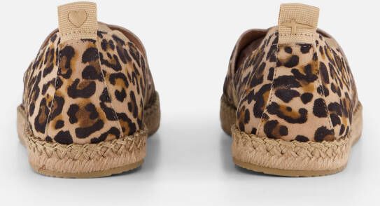 tamaris Leopard Espadrilles bruin Leer