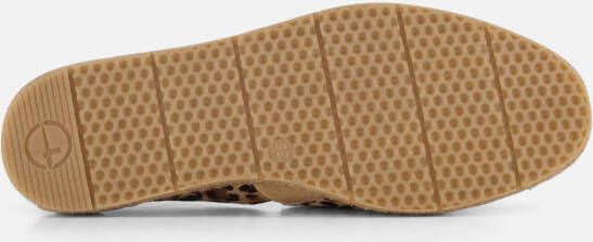 tamaris Leopard Espadrilles bruin Leer