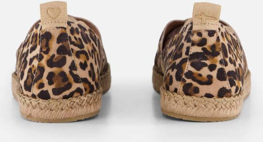 tamaris Leopard Espadrilles bruin Leer