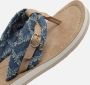 Tamaris Leopard Slippers blauw Textiel Dames - Thumbnail 5