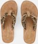 Tamaris Leopard Slippers bruin Textiel Dames - Thumbnail 5