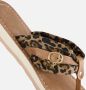 Tamaris Leopard Slippers bruin Textiel Dames - Thumbnail 7