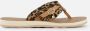 Tamaris Leopard Slippers bruin Textiel Dames - Thumbnail 8
