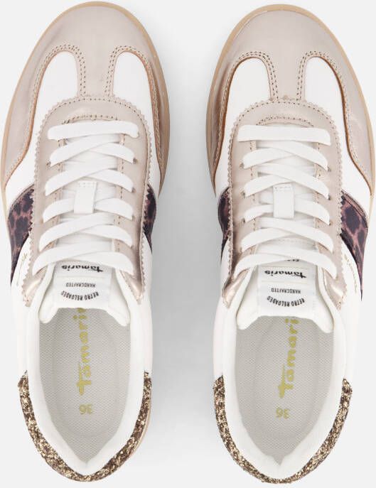 tamaris Leopard Sneakers wit Synthetisch