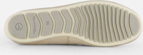 tamaris Moccassins beige Leer