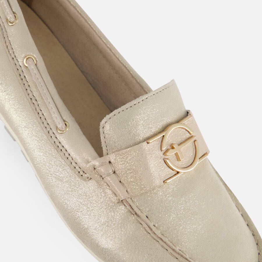 tamaris Moccassins beige Leer