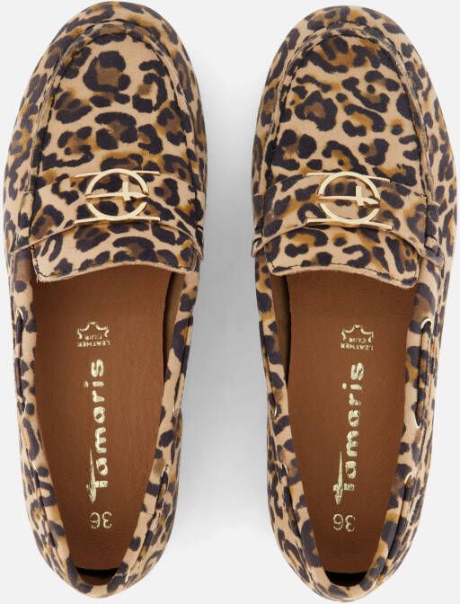tamaris Moccassins beige Leer