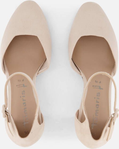 tamaris Pumps beige Textiel