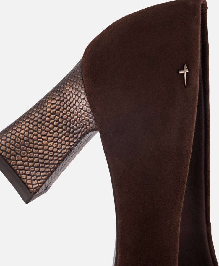 tamaris Pumps bruin Suede