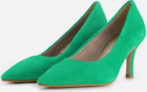 tamaris Pumps groen Leer