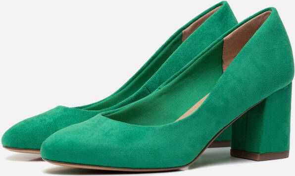 tamaris Pumps groen Textiel