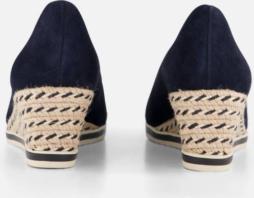 tamaris Pumps met sleehak blauw Leer