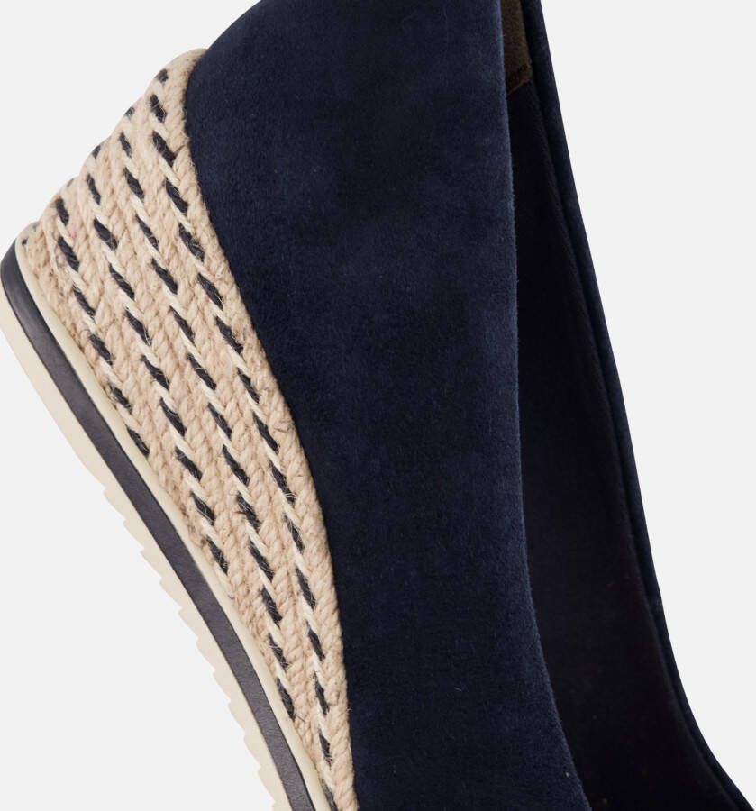 tamaris Pumps met sleehak blauw Leer