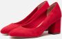 Tamaris Elegante rode suède pumps voor dames Red Dames - Thumbnail 10