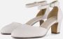 Tamaris leren pumps 1-22401-42 117 dames damesschoenen M2240142 White Leather - Thumbnail 8